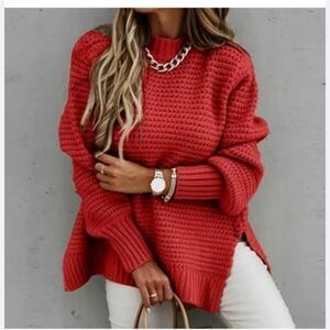Res high neck sweater long sleeves size XL